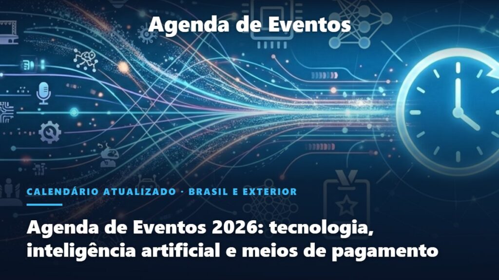 Agenda de Eventos Marcio.AI: Agenda de Eventos 2026: tecnologia, inteligência artificial e meios de pagamento