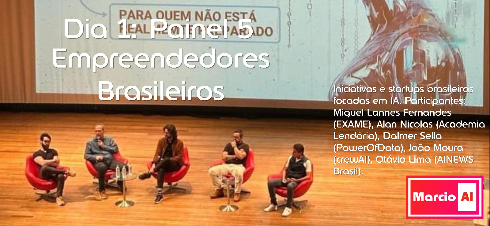 Painel sobre startups e empreendedores brasileiros em IA