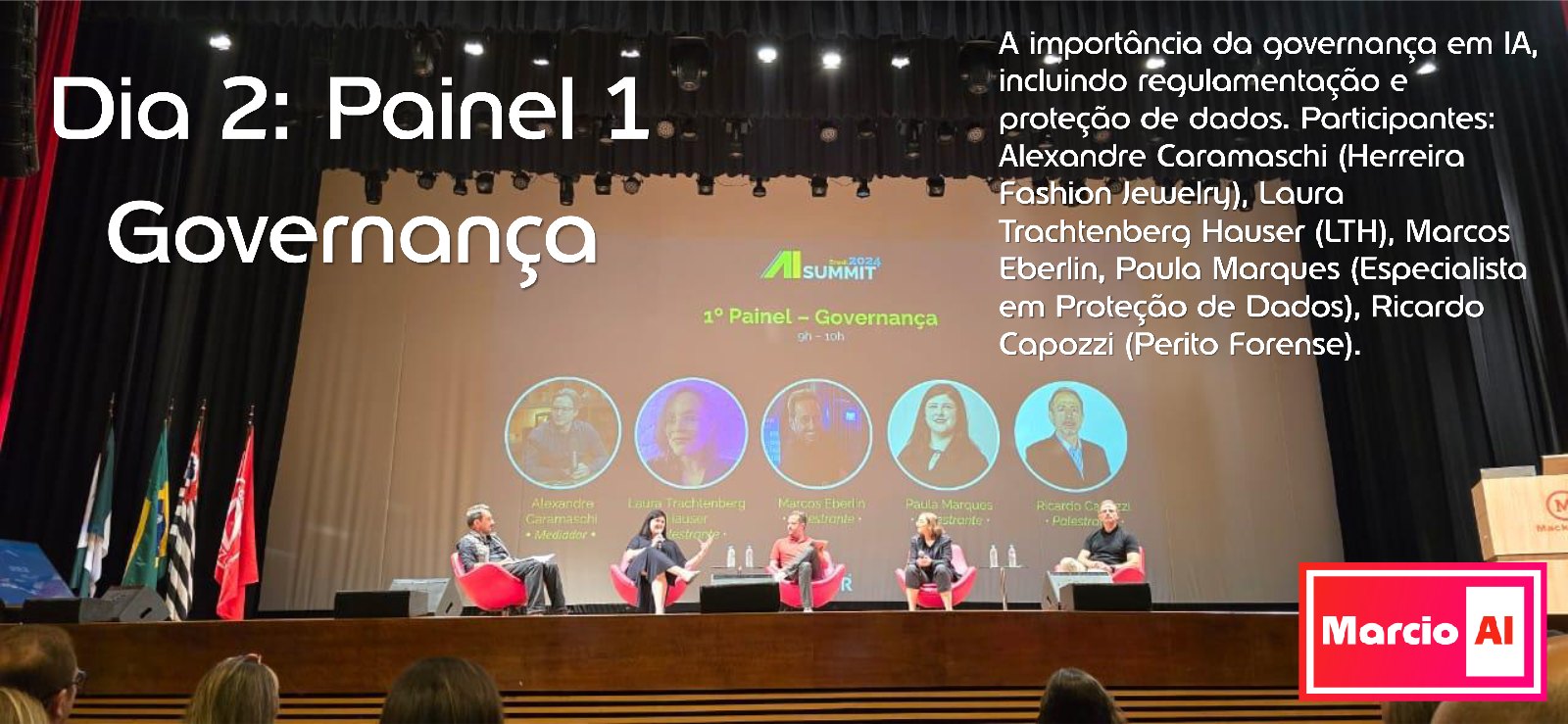 Painel sobre governanca de IA no segundo dia