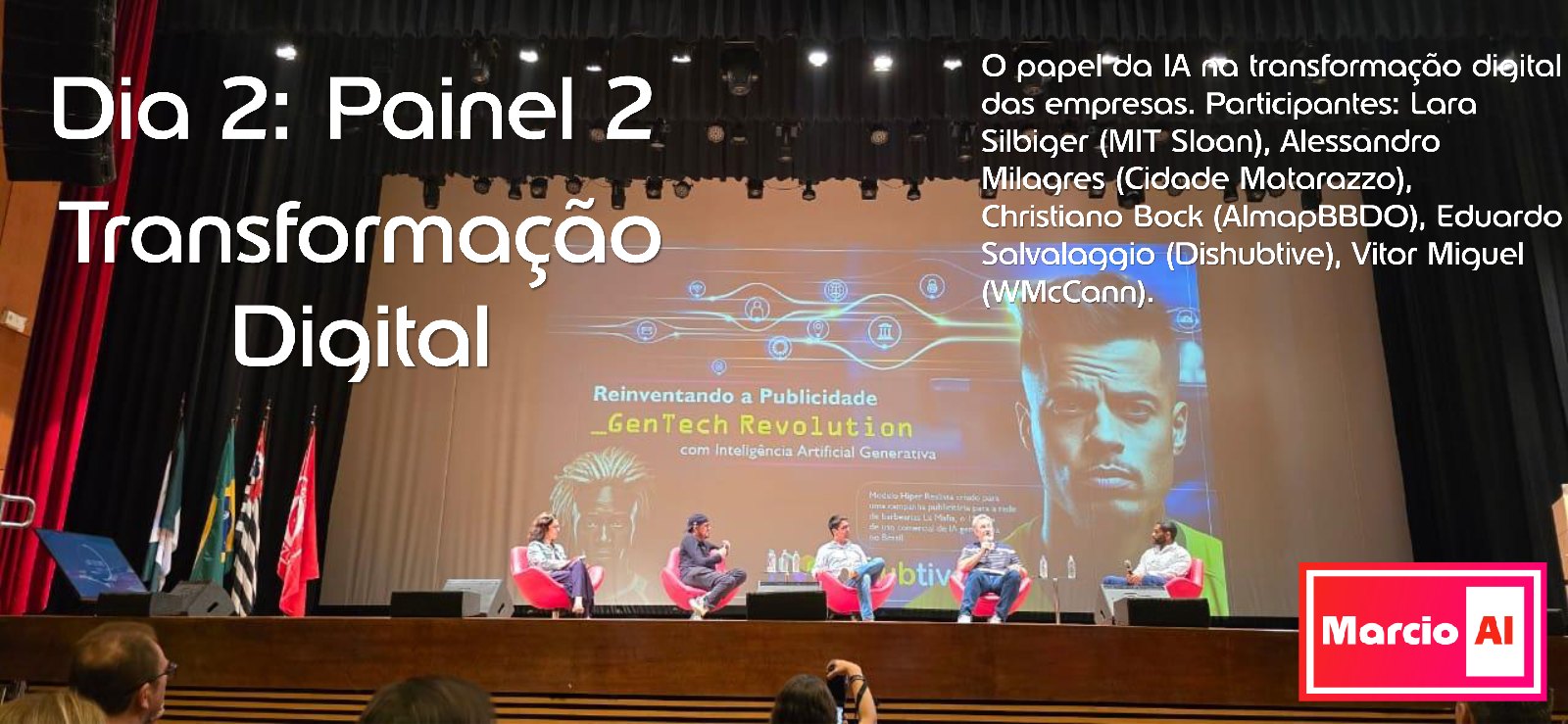 Painel sobre o papel da IA na transformacao digital das empresas