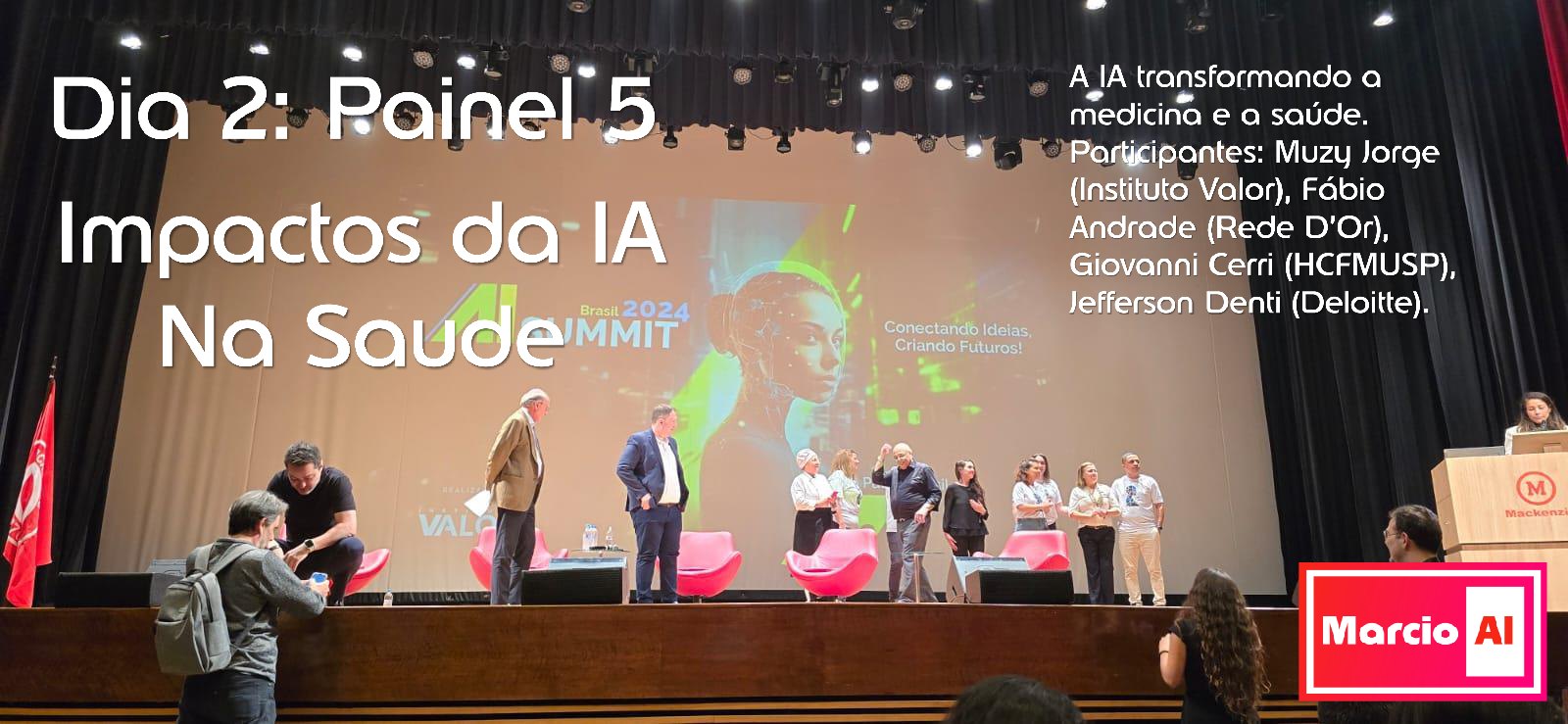 Painel sobre impactos da IA no setor da saude