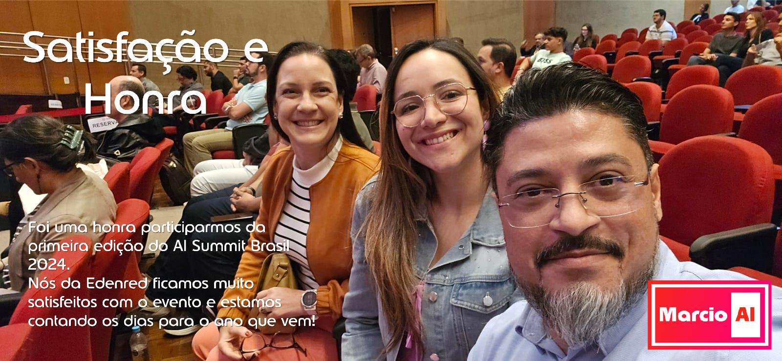 Foto de encerramento no AI Summit Brasil 2024