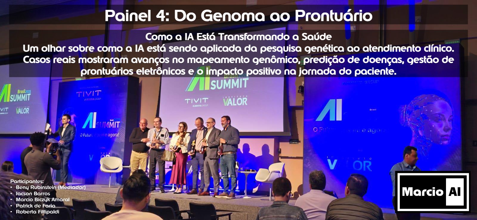 Painel do genoma ao prontuario, IA na saude