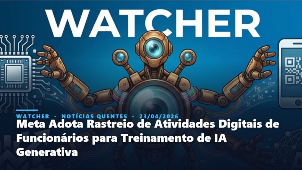 Watcher, Notícias Quentes: Meta Adota Rastreio de Atividades Digitais de Funcionários para Treinamento de IA Generativa